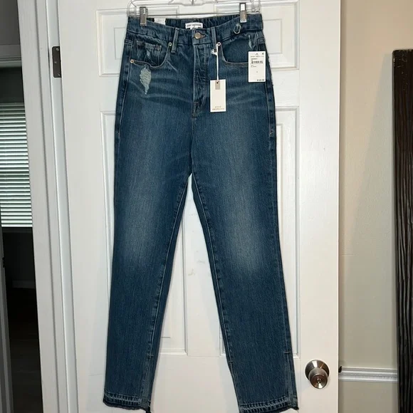 NWT Good American Good Boy Jeans - Picture 1 of 7